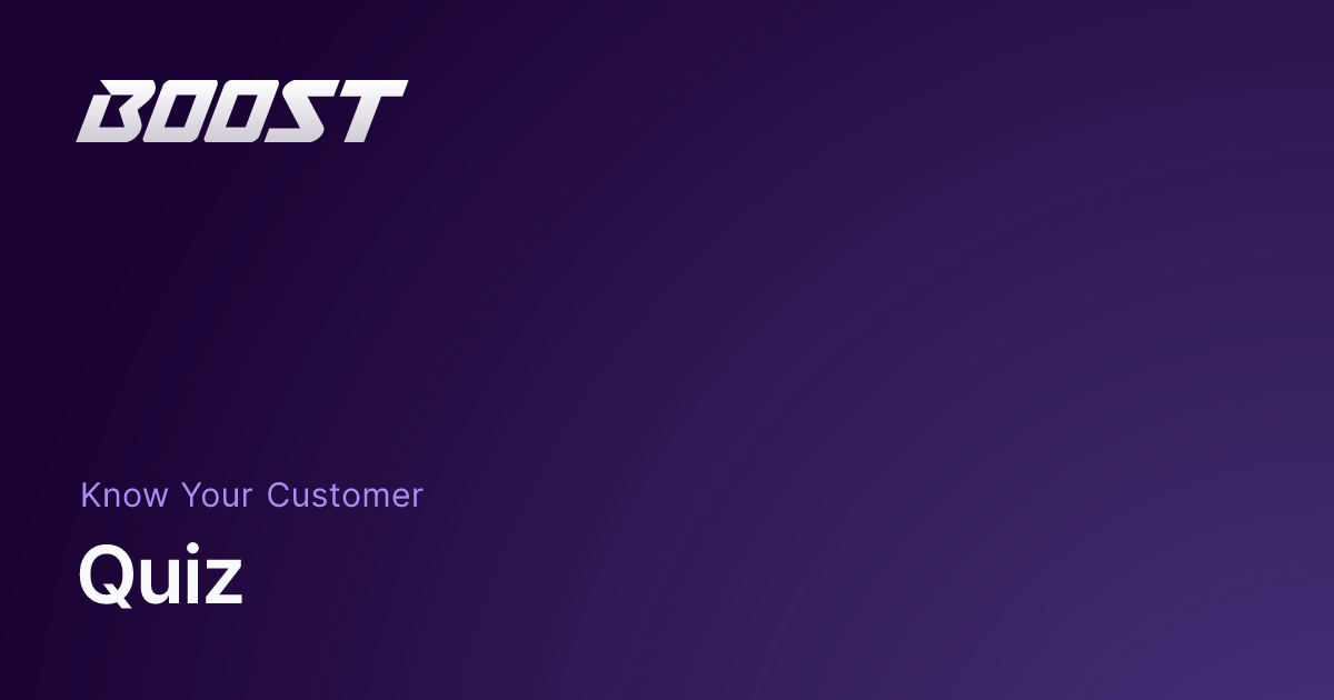 Boost Quiz documentation preview